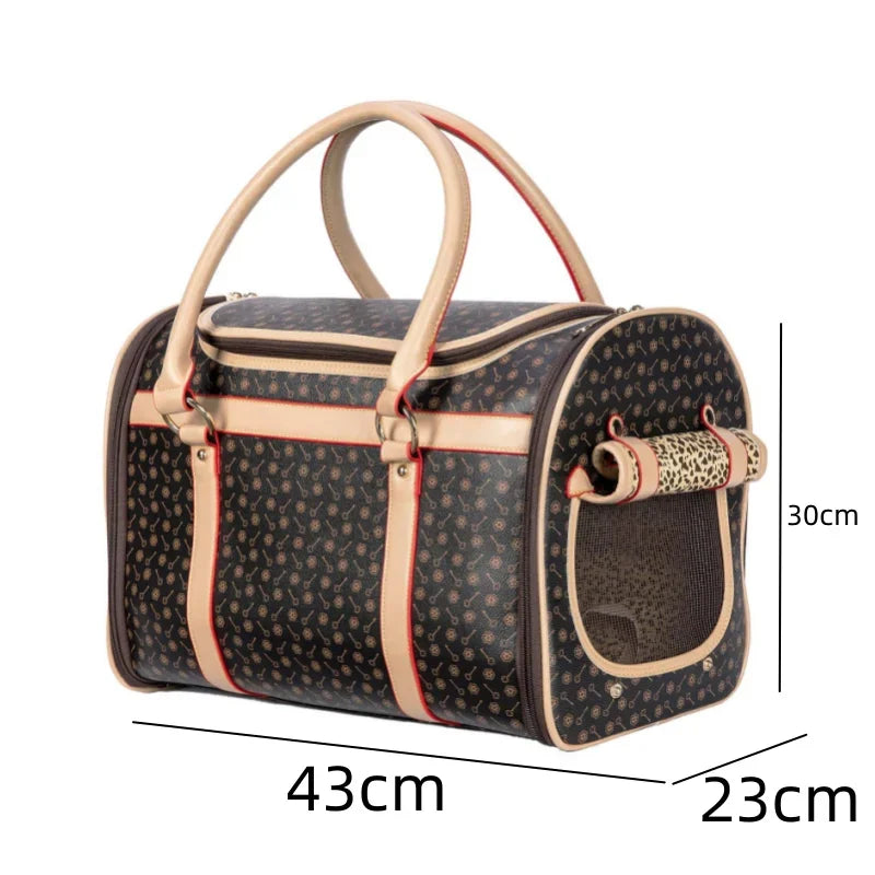Dog Carrier Bag For Small Dogs Backpack Pet Carrying for Cat Luxury Travel Shoulder Dogs Supplies Puppy Accessories Large Space