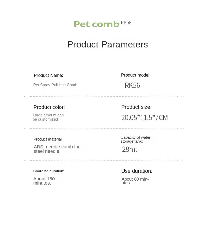 A very good cleaning brush for dogs and cats removes loose fur and dirt, keeping pets looking their best!