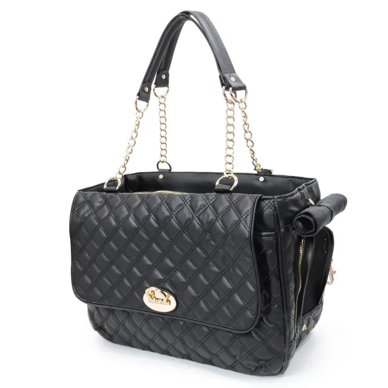 Sac de transport pour petits chiens, sac à dos de luxe en cuir, accessoires pour animaux de compagnie, fournitures pour chats, chatons, chiots, respirant, imperméable 