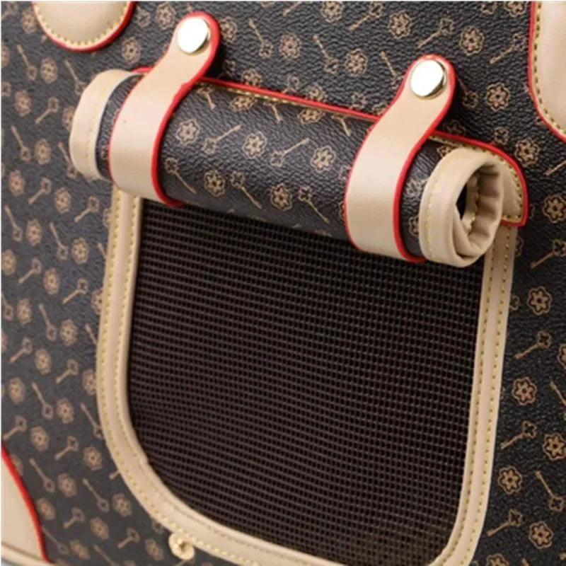 Sac de transport pour petits chiens, sac à dos pour animaux de compagnie, pour chats, voyage en avion, bandoulière, fournitures pour chiens, accessoires pour chiots, grand espace 