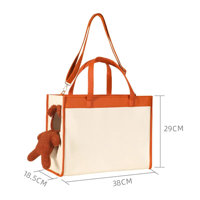 Pet Cat Bag Portable Carrier Travel Breathable Dog Backpack Outdoor Small Shoulder Foldable Handbag Carrying Puppy Transport