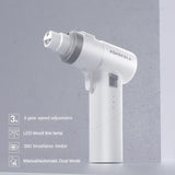 New Xiaomi POPO Electric Dog Nail Grinder with LED light for easy pet grooming and nail trimming. Perfect for pet paws!